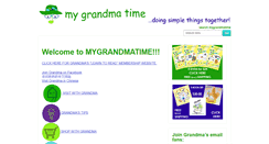 Desktop Screenshot of mygrandmatime.com